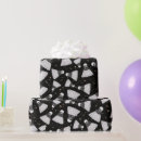 Recherche de raquette papier cadeau Noir et blanc