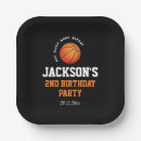 Search for basketball plates Boys birthday party