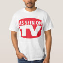 Search for as seen on tv tshirts Fame