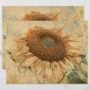 Search for floral scrapbook paper Sunflower