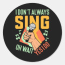 Search for sing karaoke stickers Singer