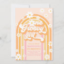 Search for groovy 1st birthday invitations One groovy girl