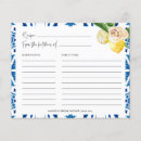 Search for blue recipe cards Lemon