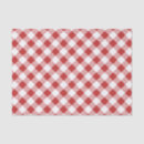 Search for red gingham tissue paper Picnic