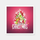 Search for happy new year paper napkins Pine tree