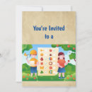 Recherche de trésor invitations Jardin