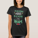 Search for art teacher tshirts Heart