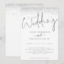 Search for silver border invitations Modern