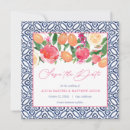 Search for pink pattern square invitations Watercolor