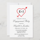 Search for monogram engagement party invitations Classic