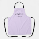 Search for purple and black aprons Kitchen