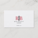 Search for barber pole business cards Masculine