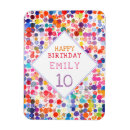 Search for girl birthday rectangular magnets Children