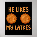 Search for latke posters Jewish
