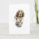 Search for cocker spaniel birthday cards Watercolor