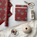 Search for mr and mrs wrapping paper Burgundy