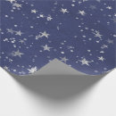 Search for navy blue and silver wrapping paper Stars