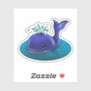 Recherche de baleine kawaii autocollants Animal