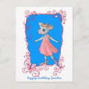 Search for pink mouse postcards Cute