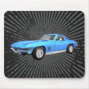 Recherche de voiture bleue tapis souris Classique