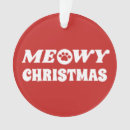 Search for meowy ornaments Merry christmas
