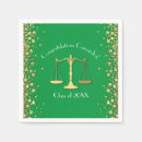 Search for law school graduation napkins Gold