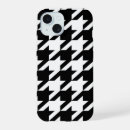Search for dog tooth iphone cases Black and white