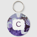 Search for purple flower pattern keychains Vintage