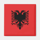 Recherche de drapeau albanais magnets Drapeaux du monde