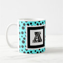 Search for black and aqua mugs White