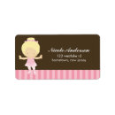 Search for dance on return address labels Ballerina