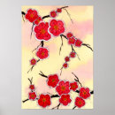 Recherche de fleurs de cerisier japonaises posters Unique