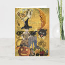 Recherche de image vintage de halloween Chat noir