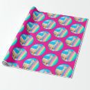 Search for humorous party wrapping paper Rainbow