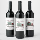 Search for happy holiday wine labels Fun