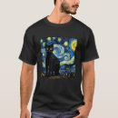 Search for starry night cat tshirts Dad