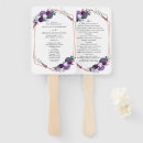 Search for purple and gold wedding wedding programs Botanical