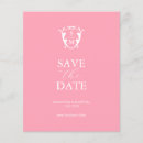 Search for inexpensive save date invitations Pink