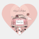 Recherche de voiture de mariage autocollants Merci