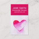 Search for relationships business cards Psychologist