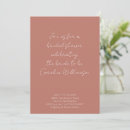 Search for terracotta bridal shower invitations Minimalist