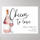 Recherche de cocktail sign posters Rose