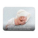 Recherche de birth announcement magnets Élégant