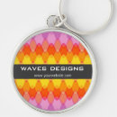 Recherche de motif vague porteclés Rétro