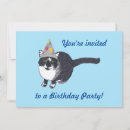 Search for cat in a hat birthday invitations Cute