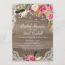 Recherche de rustic bridal shower invitations Fleurs