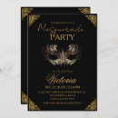 Search for masquerade birthday invitations Modern