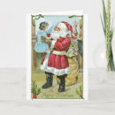 Search for vintage little girl christmas cards Santa claus