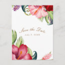 Search for tropical floral save the dates Flowers