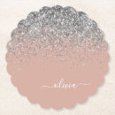 Search for rose gold glitter coasters Girly
